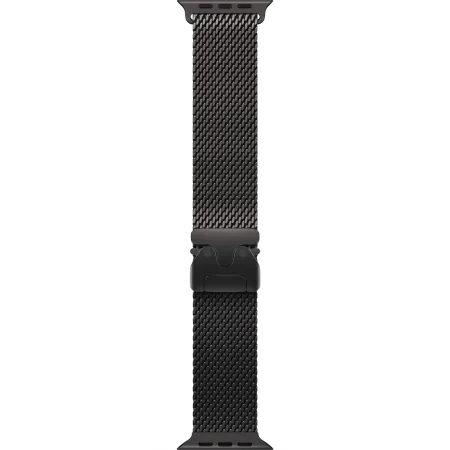 Apple Watch Series Ultra 3 49mm Black Titanium Case with Black Titanium Milanese Loop L