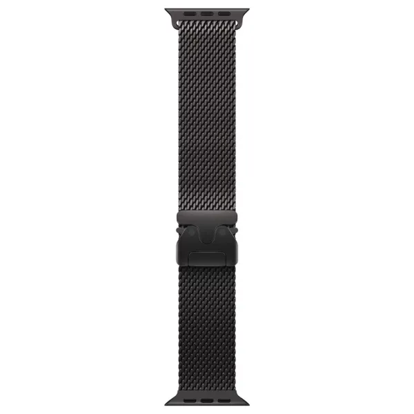 Apple Watch Series Ultra 4 49mm Black Titanium Case with Black Titanium Milanese Loop S