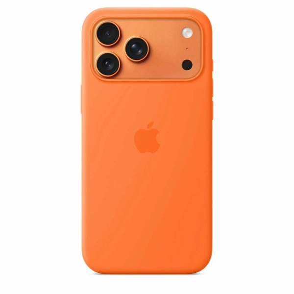 Чехол Apple iPhone 17 Pro Max Silicone Case MagSafe (Orange)